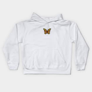 YELLOW BUTTERFLY Kids Hoodie